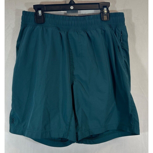 Rhone Shorts Mens S Blue Green Unlined Athletic Workout Crossfit Outdoor Run B1 - Picture 1 of 7